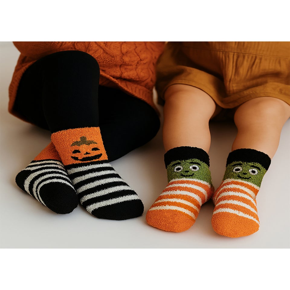 Totes Toasties Kids Multi Super Soft Slipper Socks 2 Pack