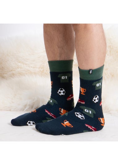 Totes Toasties Mens Original Slipper Socks 2 Pack