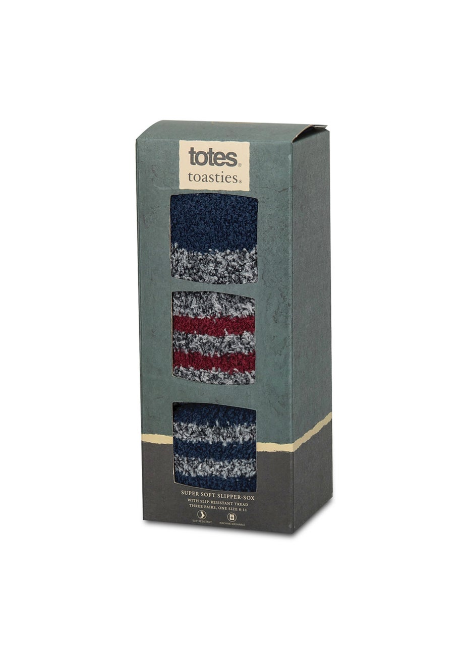 Totes Toasties Mens Super Soft Cosy Socks 3 Pack