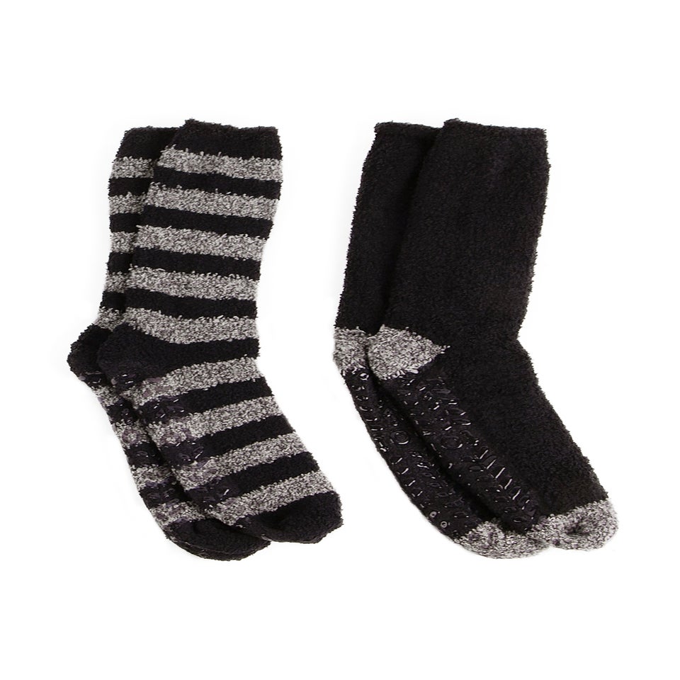 Totes Toasties Mens Supersoft Socks 2 Pack