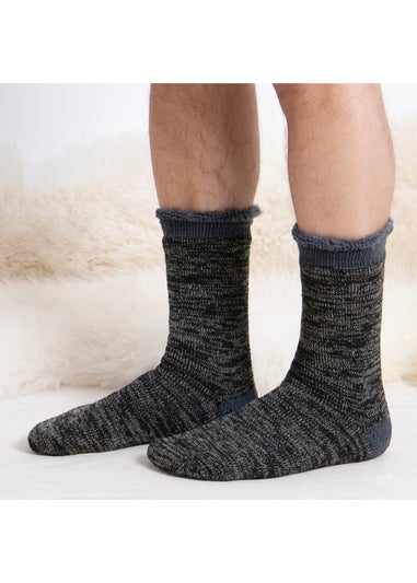 Totes Toasties Mens Multi 3.0 TOG Brushed Inside Thermal Lined Socks 2 Pack