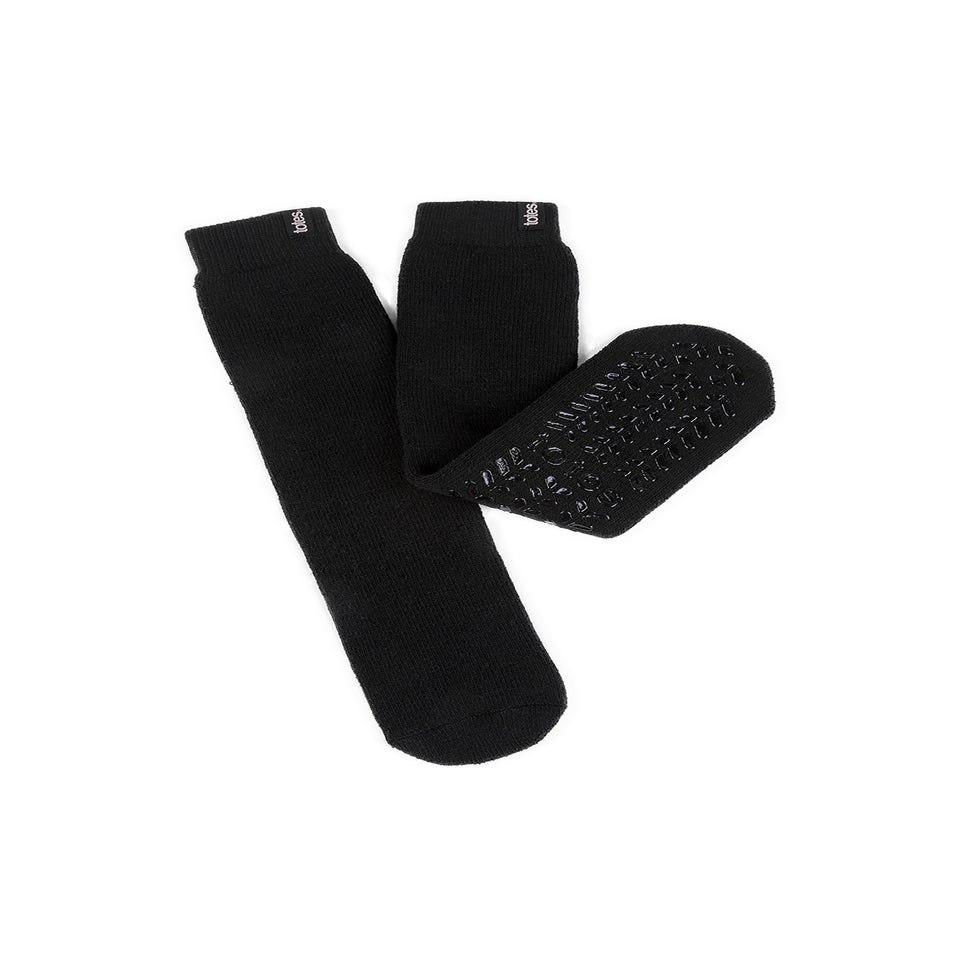 Totes Toasties Ladies Black Recycled 3.0 Tog Thermal Original Slipper Socks