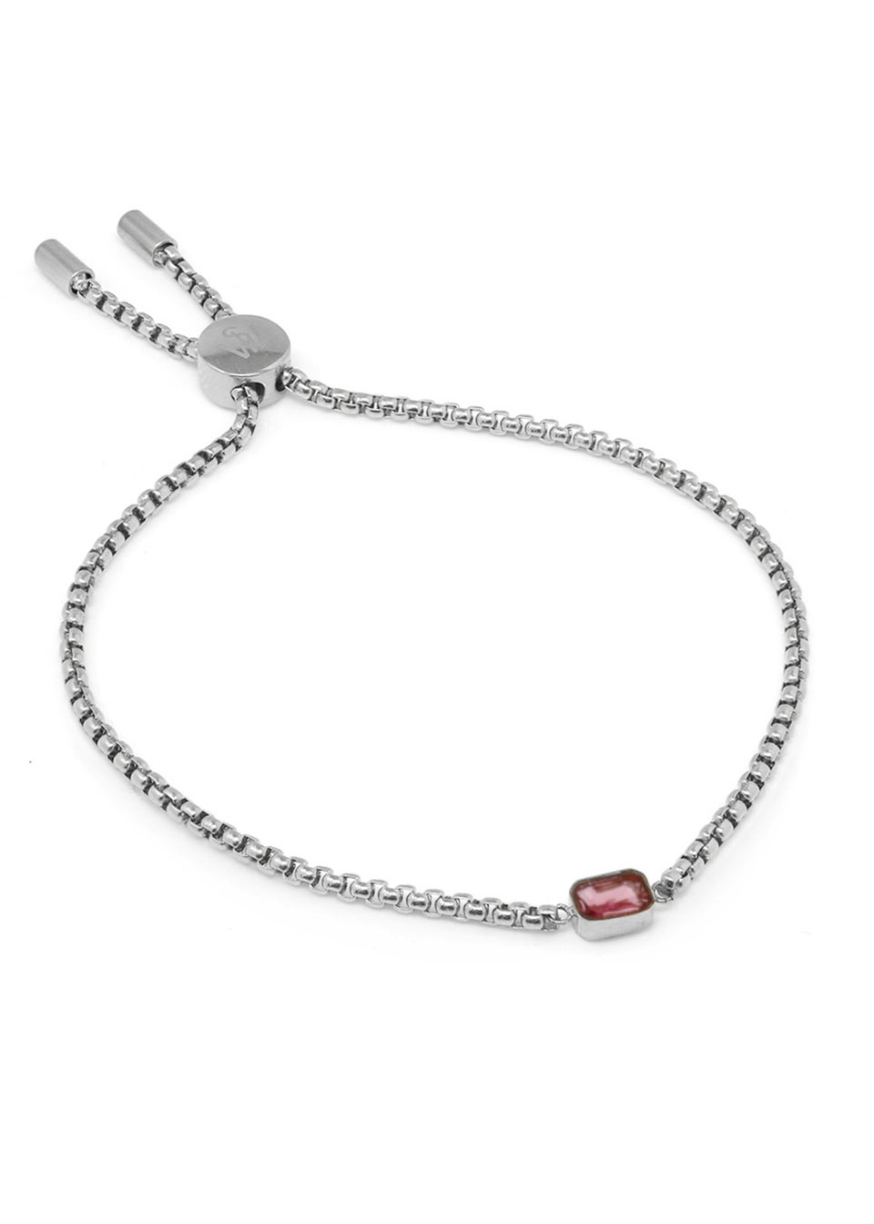 Say It With Silver Children's October Opal Birthstone Bracelet