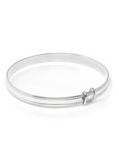 Say It With Silver Thin Baby Bangle
