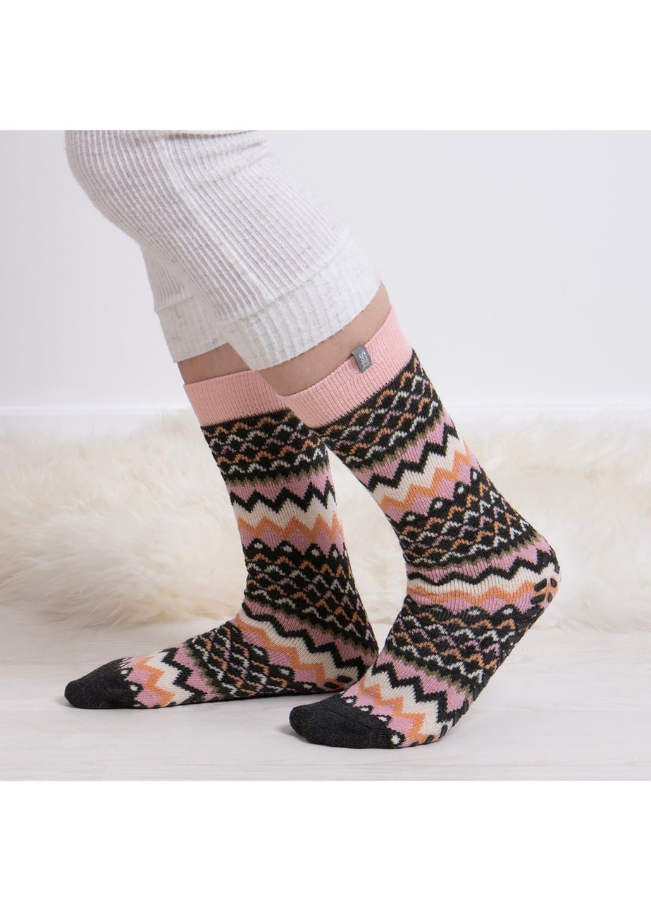 Totes Toasties Ladies Original Slipper Socks 2 Pack