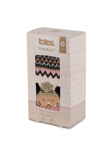 Totes Toasties Ladies Original Slipper Socks 2 Pack