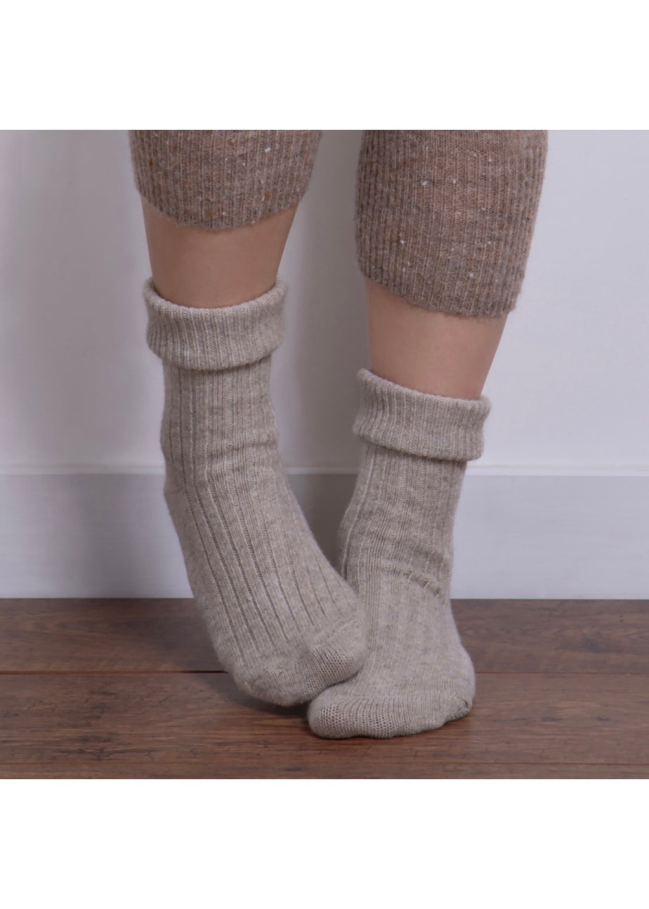 Totes Toasties Mink Ladies Cashmere Blend Socks