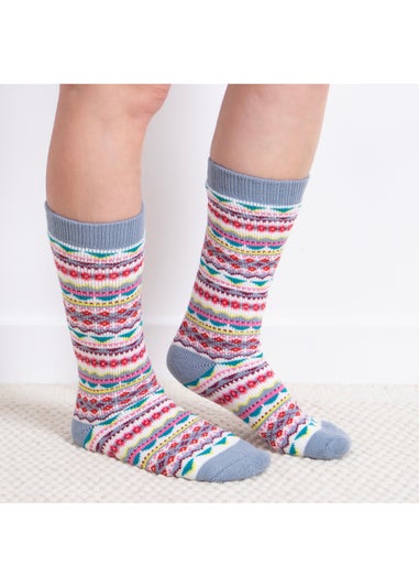 Totes Toasties Ladies Welly Boot Socks 2 Pack