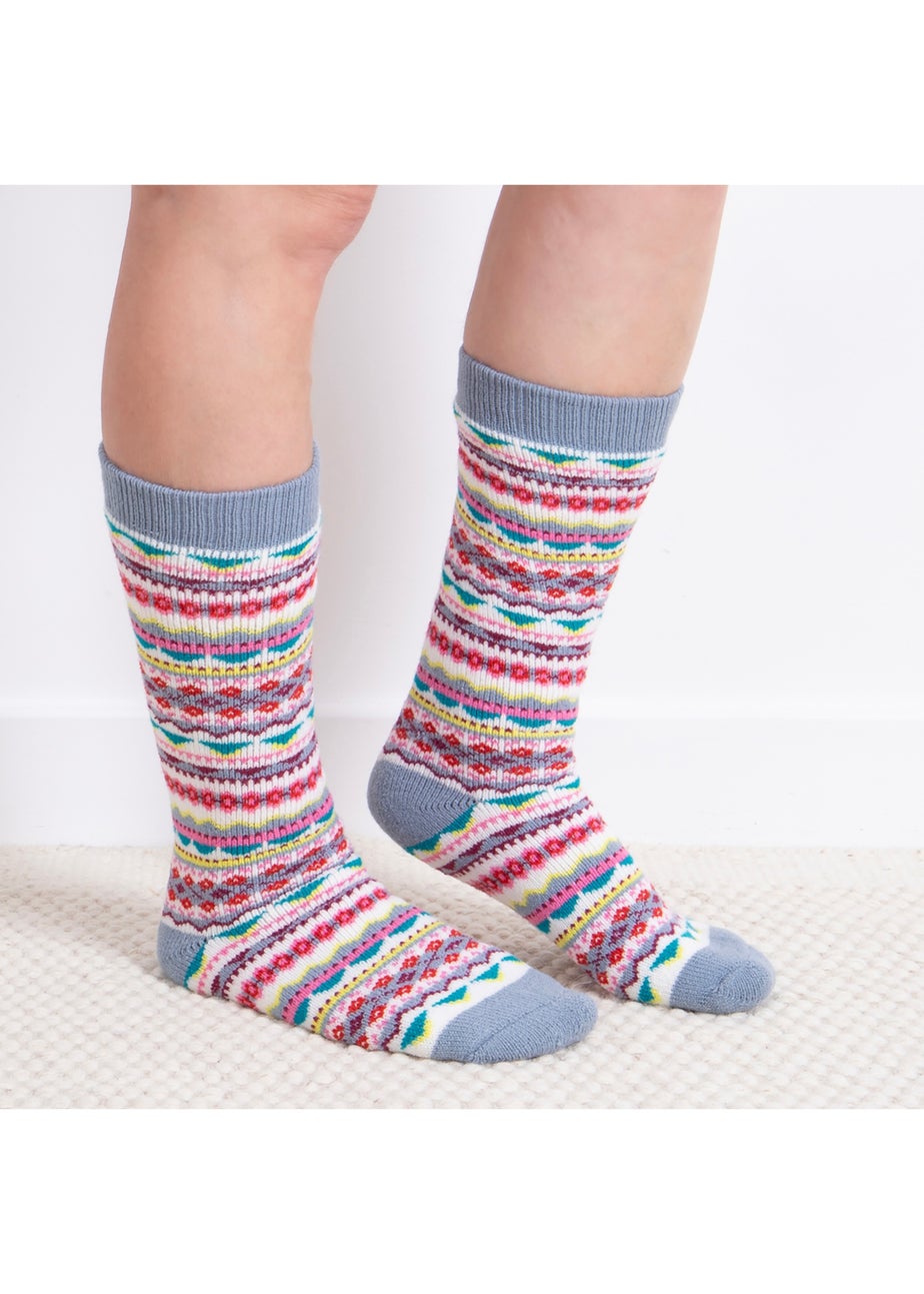 Totes Toasties Ladies Welly Boot Socks 2 Pack