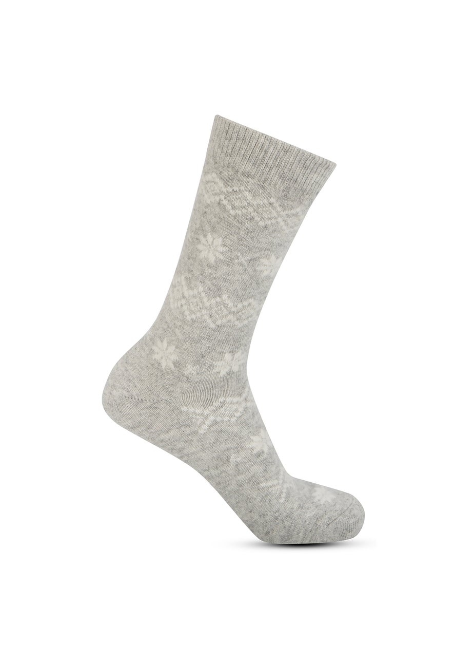 Totes Toasties Ladies Cashmere Blend Ankle Socks 2 Pack