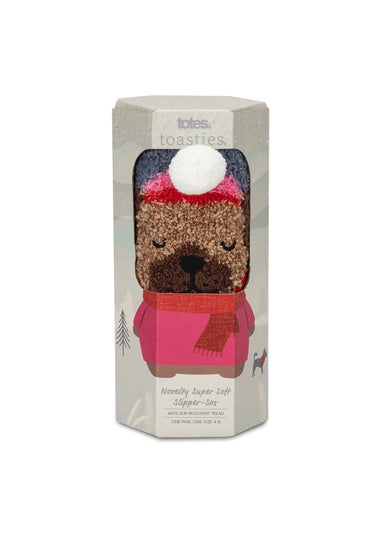 Totes Toasties Ladies Novelty Super Soft Slipper Socks