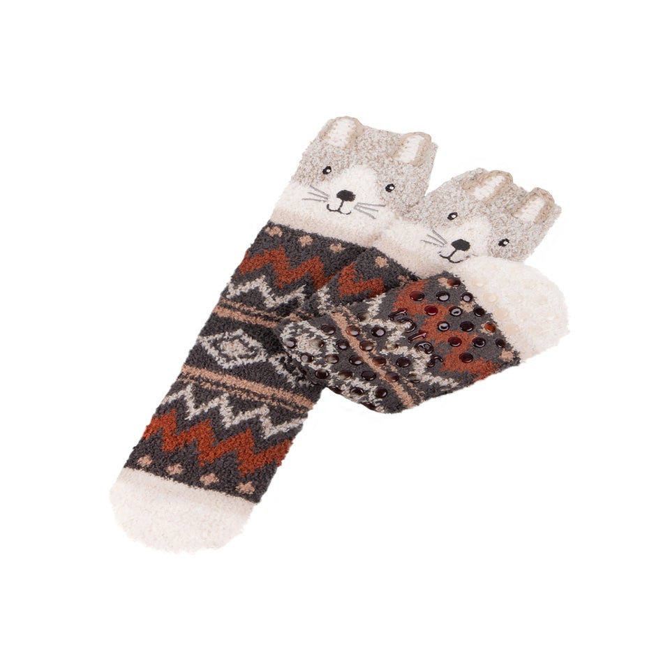 Totes Toasties Ladies Novelty Super Soft Slipper Socks