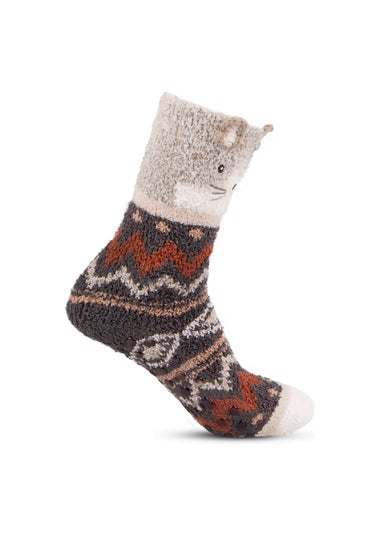 Totes Toasties Ladies Novelty Super Soft Slipper Socks