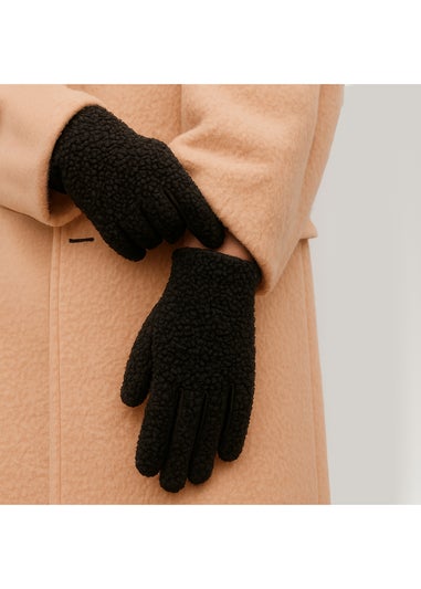 Totes Isotoner Black Borg SmarTouch Gloves