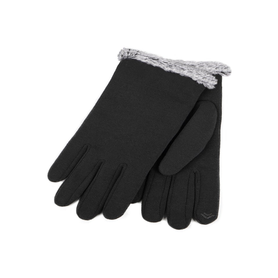 Totes Isotoner Black Thermal SmarTouch Glove