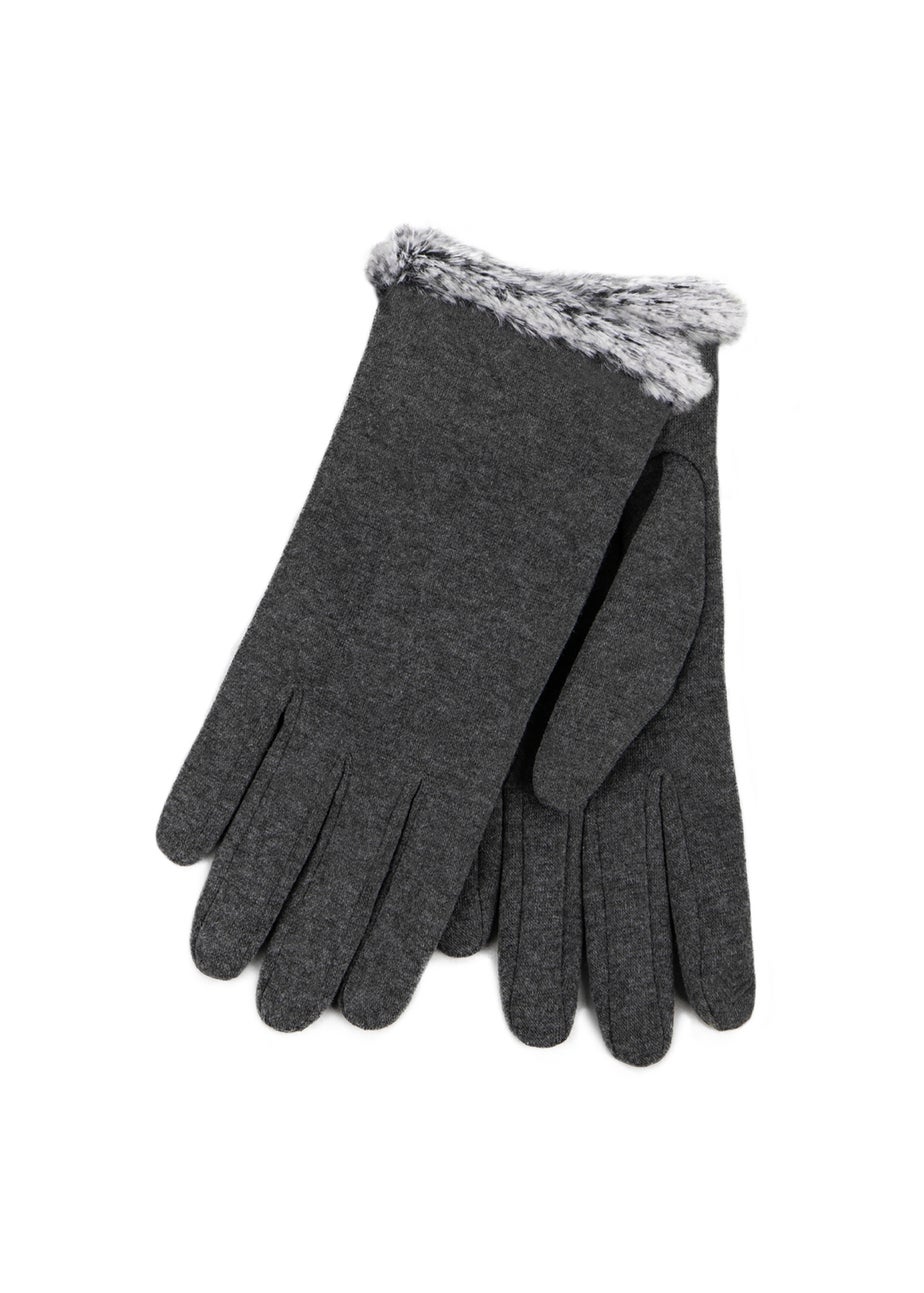 Totes Isotoner Grey Thermal SmarTouch Glove