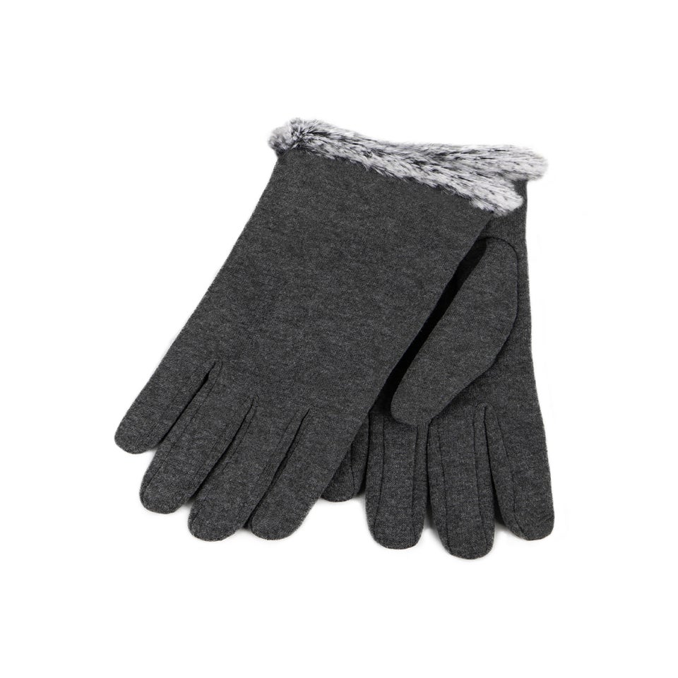 Totes Isotoner Grey Thermal SmarTouch Glove