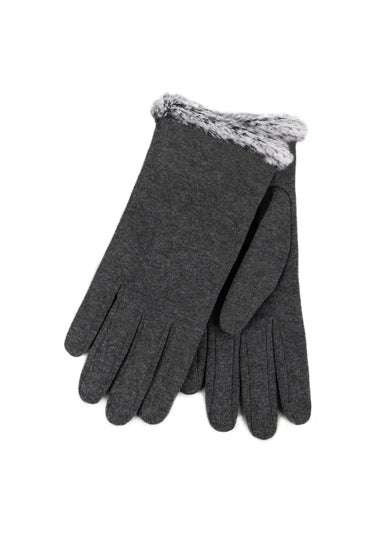Totes Isotoner Grey Thermal SmarTouch Glove