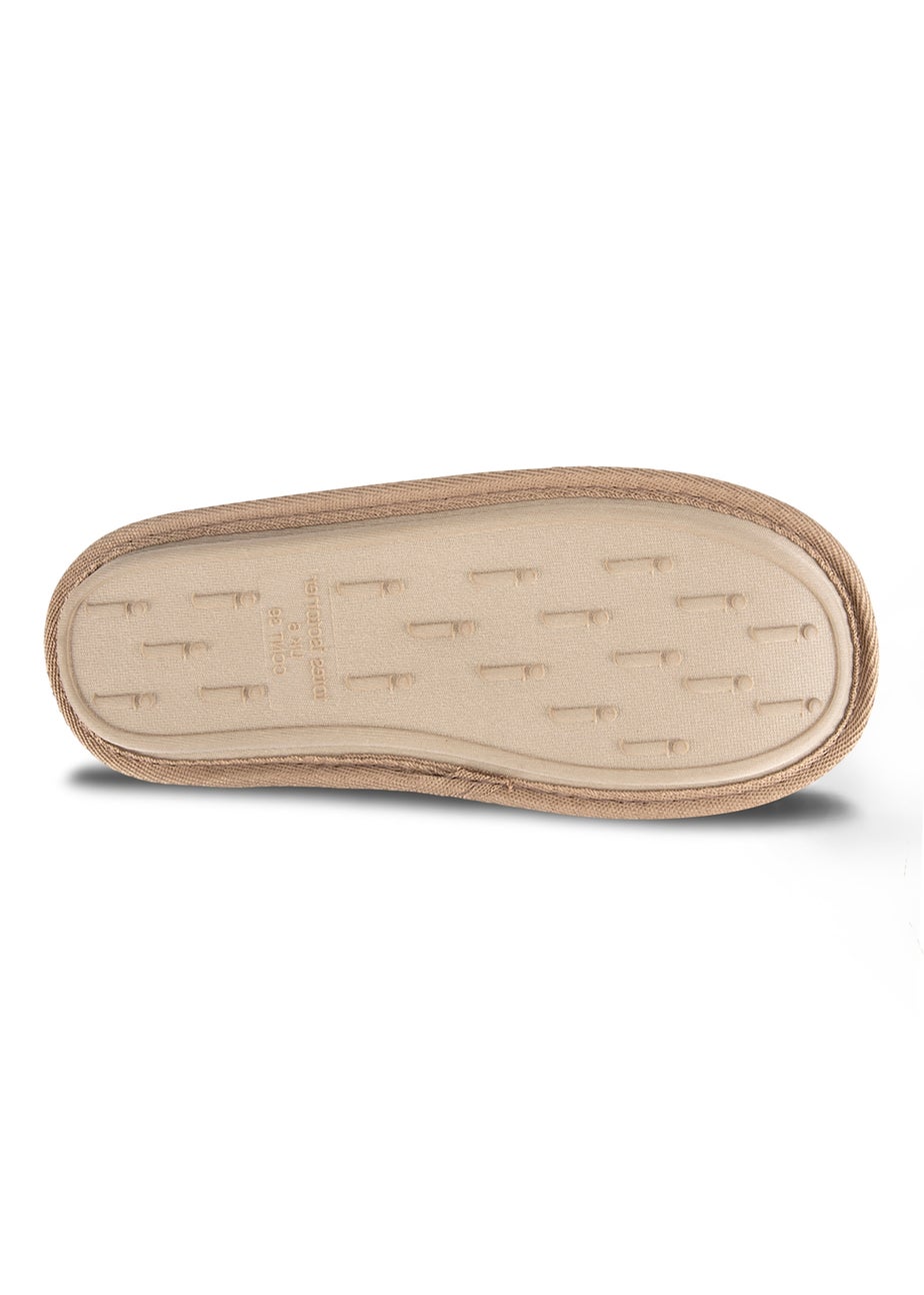 Totes Isotoner Animal Fur Mule