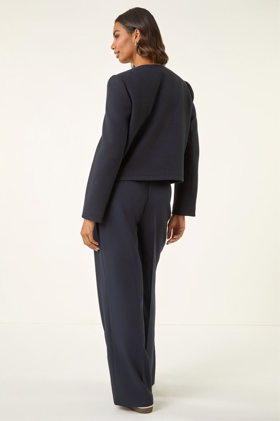 Roman Navy Buttoned Pocket Jacket