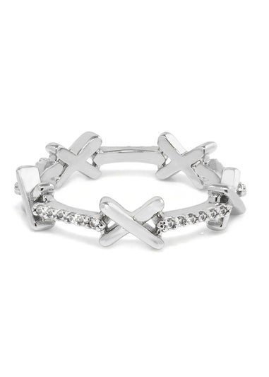 Say It With Silver Kiss Ring