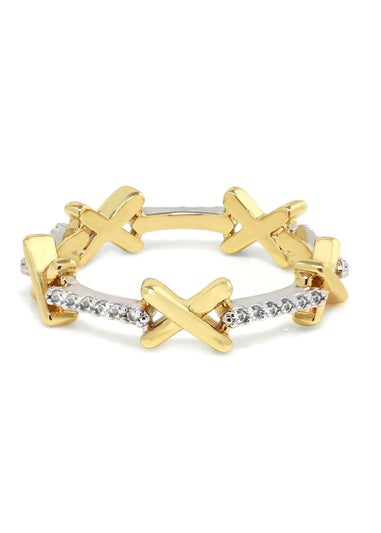 Say It With Gold Kiss Ring