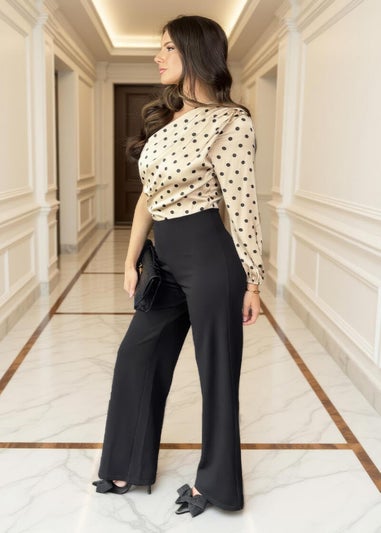 AX Paris Multi Polka Dot 2 in 1 One Sleeve Jumpsuit