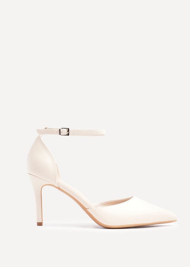 Linzi Thea Nude Faux Leather Classic Stiletto Court Heel