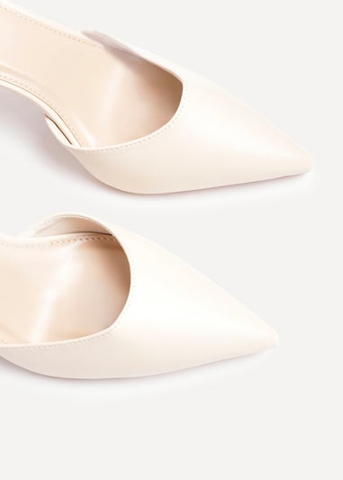 Linzi Thea Nude Faux Leather Classic Stiletto Court Heel