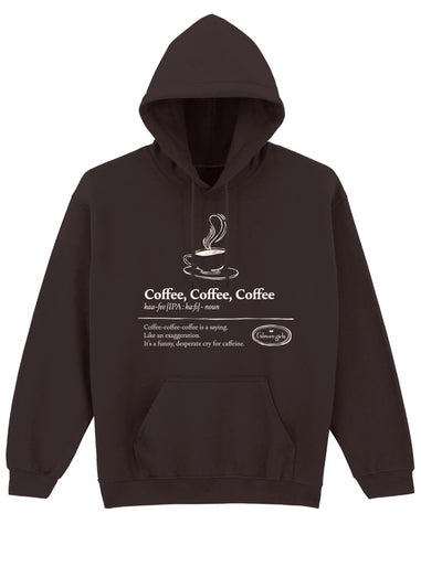 Gilmore Girls Coffee Coffee Brown Graphic Hoodie