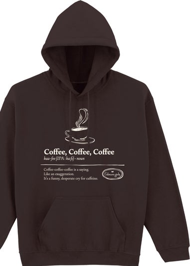 Gilmore Girls Coffee Coffee Brown Graphic Hoodie