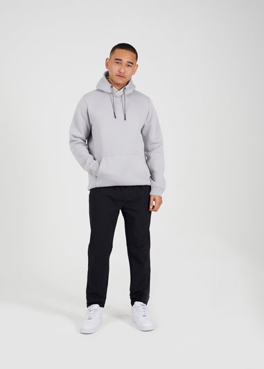 Brave Soul Grey Hoodie With Kangaroo Pocket