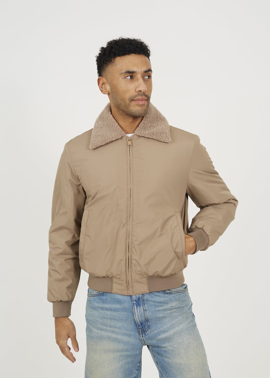 Brave Soul Stone Harrington Jacket with Borg Collar