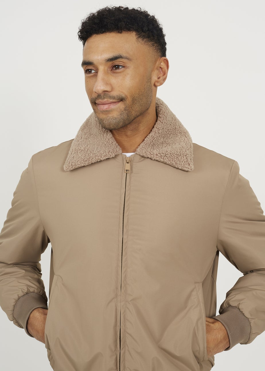 Brave Soul Stone Harrington Jacket with Borg Collar