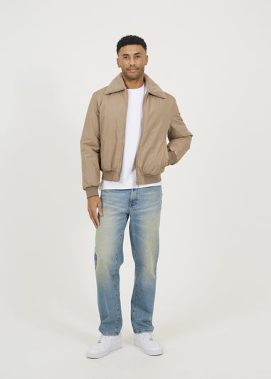 Brave Soul Stone Harrington Jacket with Borg Collar