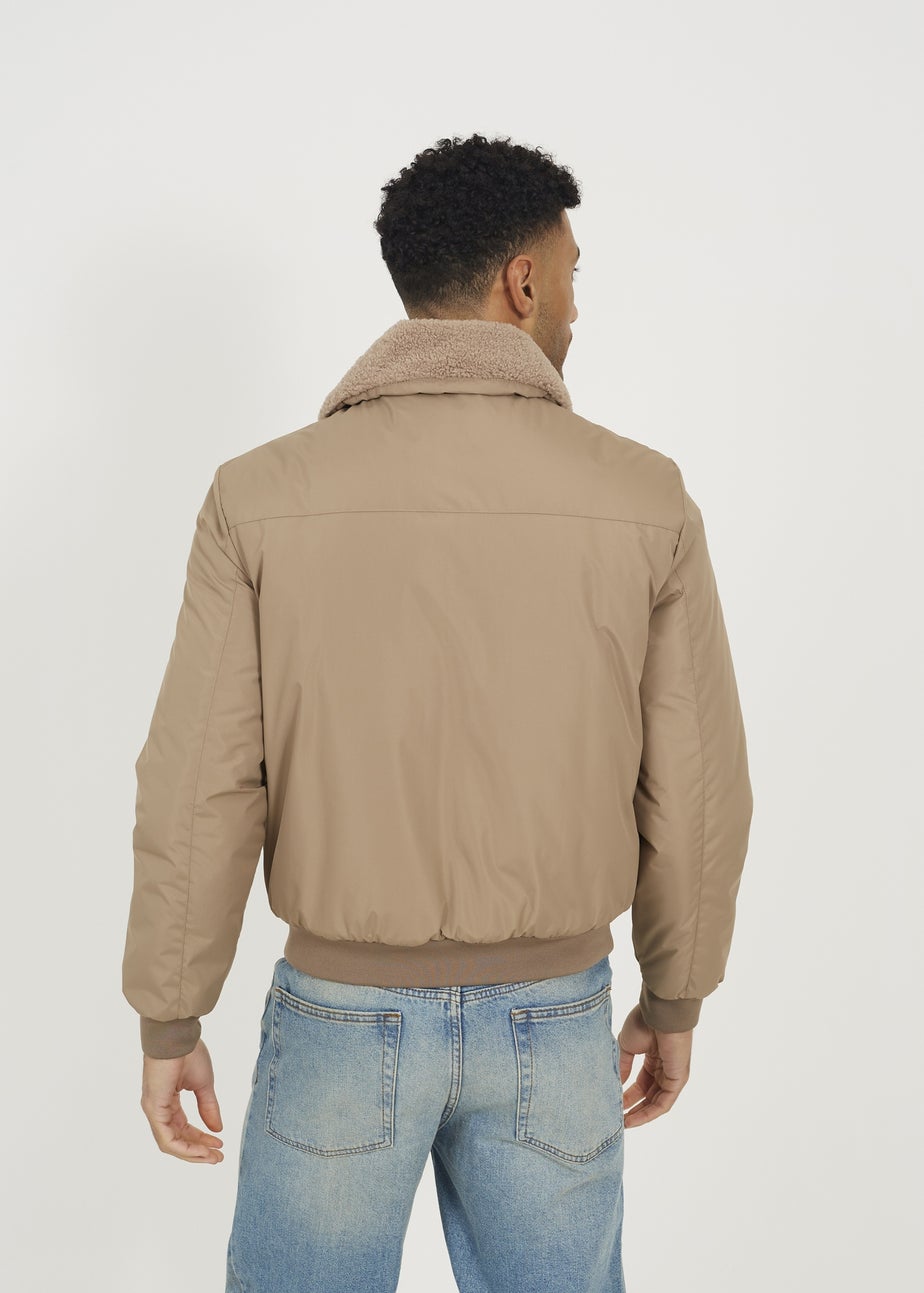 Brave Soul Stone Harrington Jacket with Borg Collar