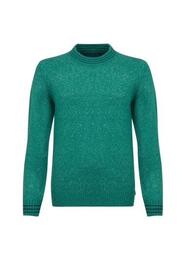 Weird Fish GreenIvy Dawkins Tipped Jumper