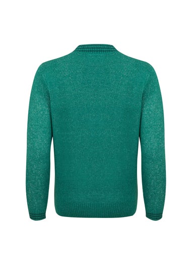 Weird Fish GreenIvy Dawkins Tipped Jumper