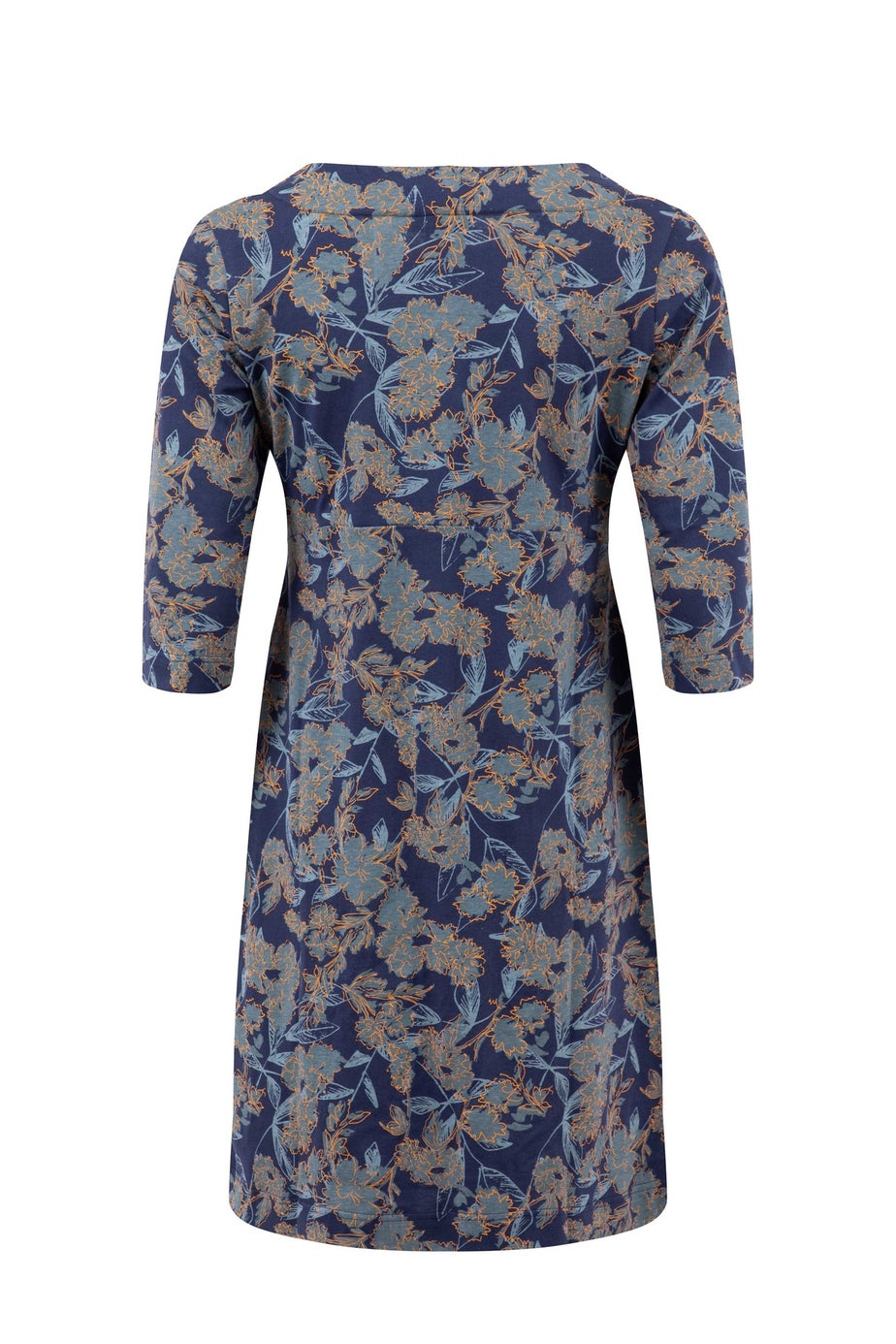 Weird Fish Moonlight Blue Starshine Printed Jersey Dress