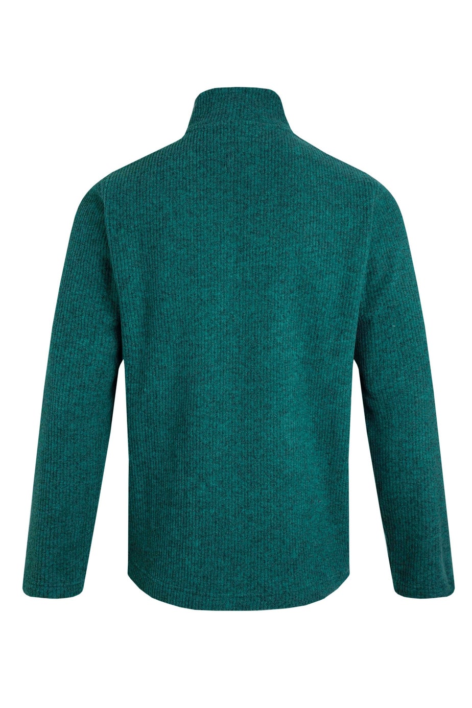 Weird Fish Deep Teal Newport 1/4 Zip Ribbed Fleece