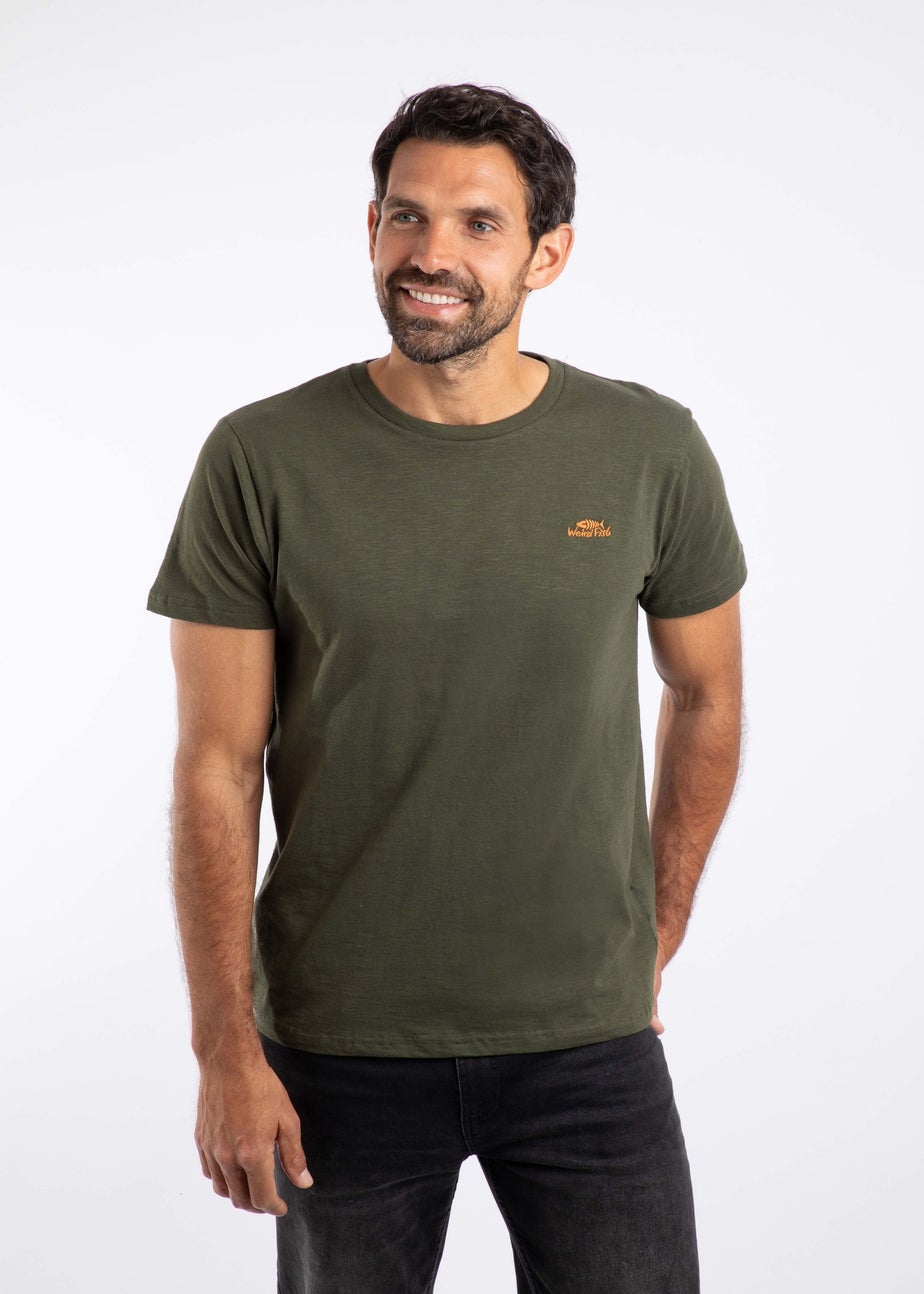 Weird Fish Fir Green Fished Branded T-Shirt