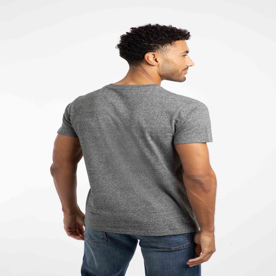 Weird Fish Ebony Marl Fished Branded T-Shirt