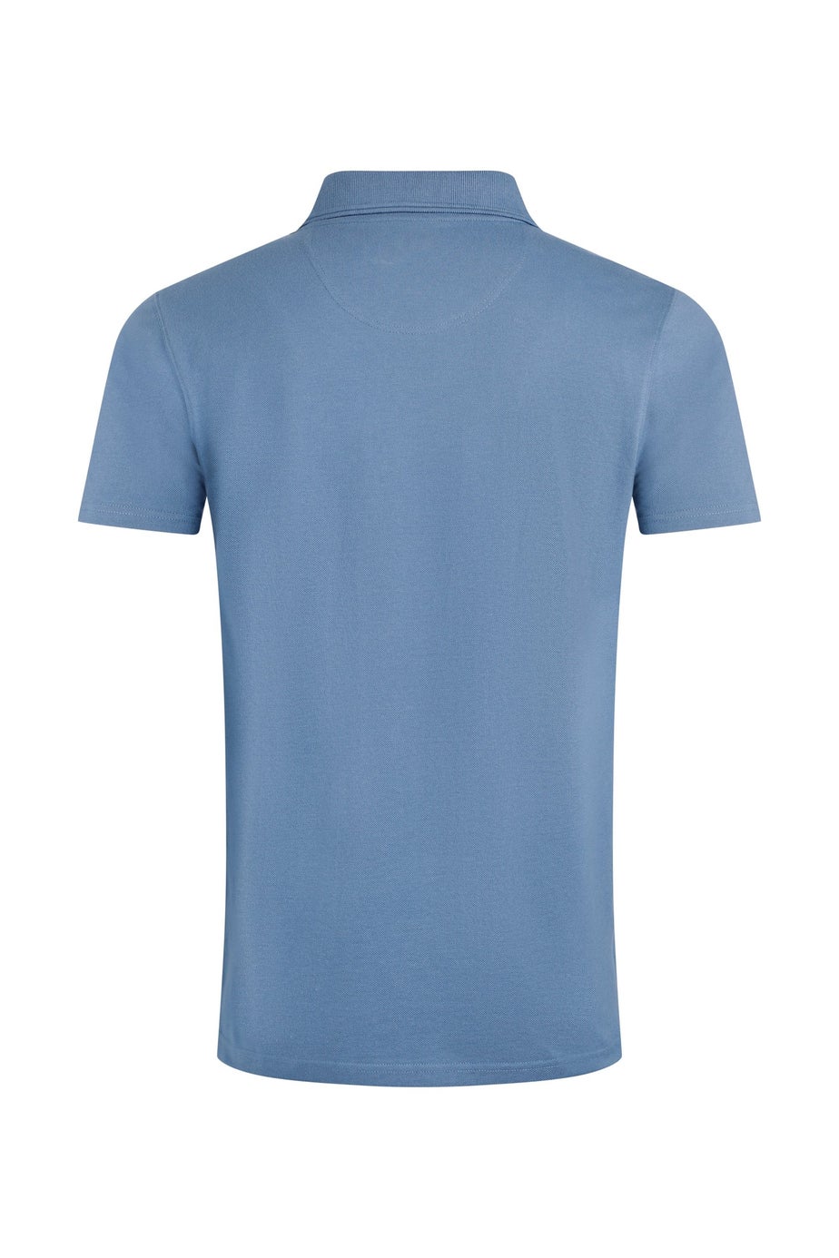 Weird Fish Mid Blue Miles Pique Polo Shirt