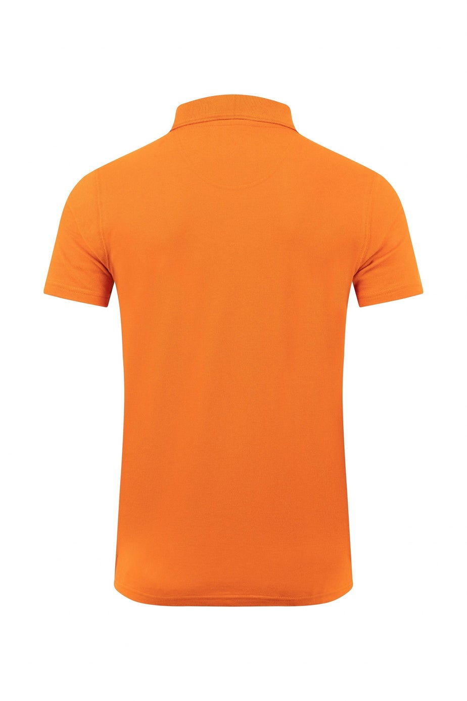 Weird Fish Brick Orange Miles Pique Polo Shirt
