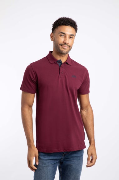 Weird Fish Tawny Port Miles Pique Polo Shirt