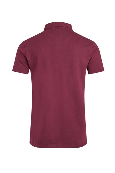 Weird Fish Tawny Port Miles Pique Polo Shirt