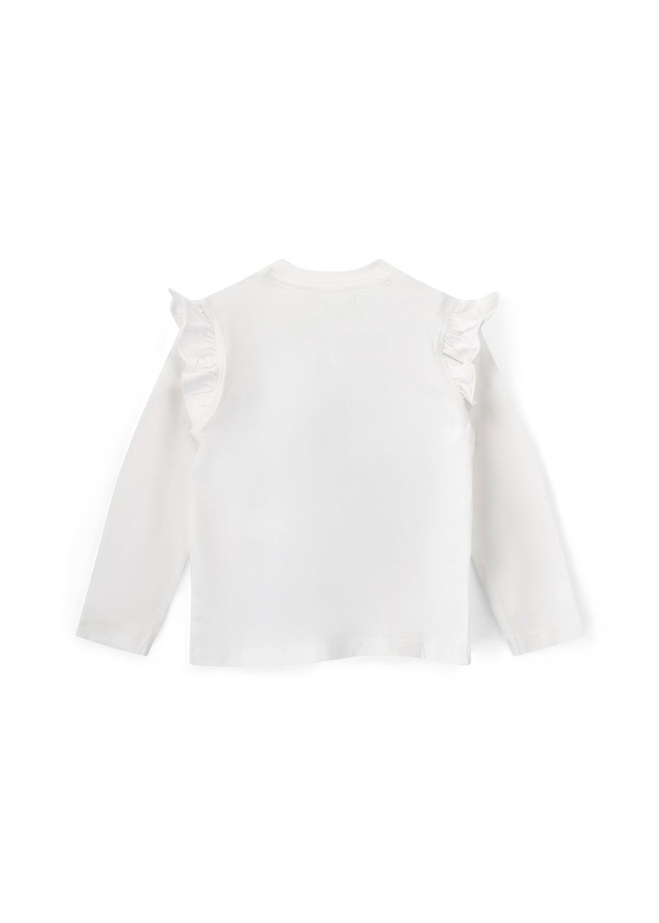 Lilly & Sid  Ecru Happy Holidays Applique Top (0-5 Years)