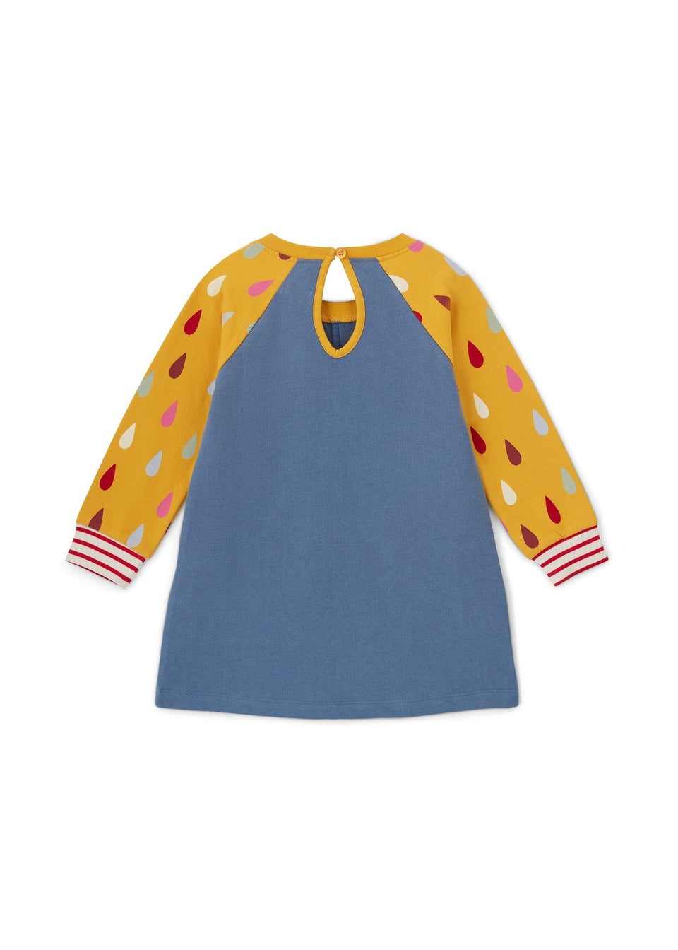 Lilly & Sid Organic Cotton Multi Fabric Mix Weathers Dress (0-5 Years)