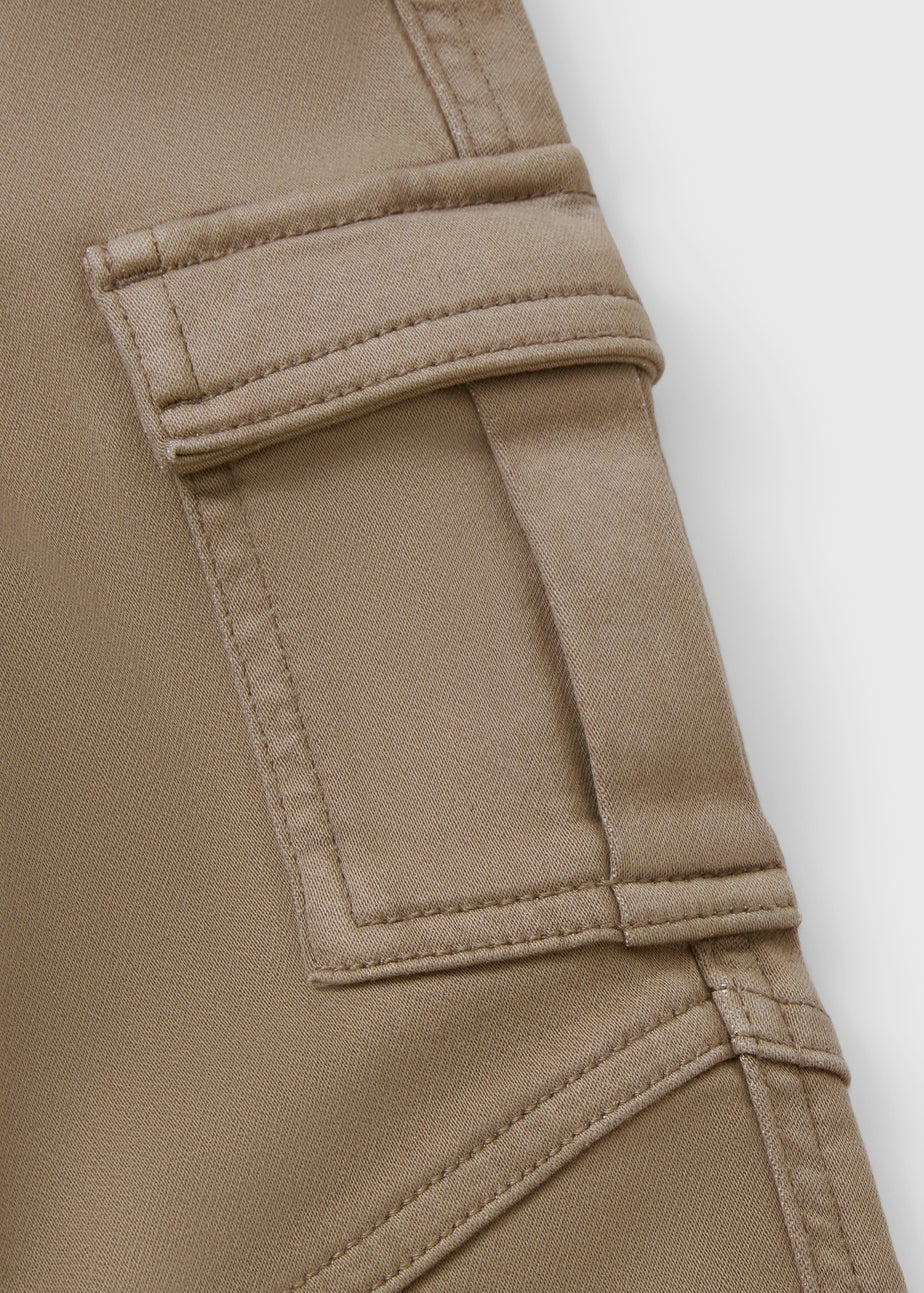 Boys Khaki Cargo Trousers (1-7yrs)