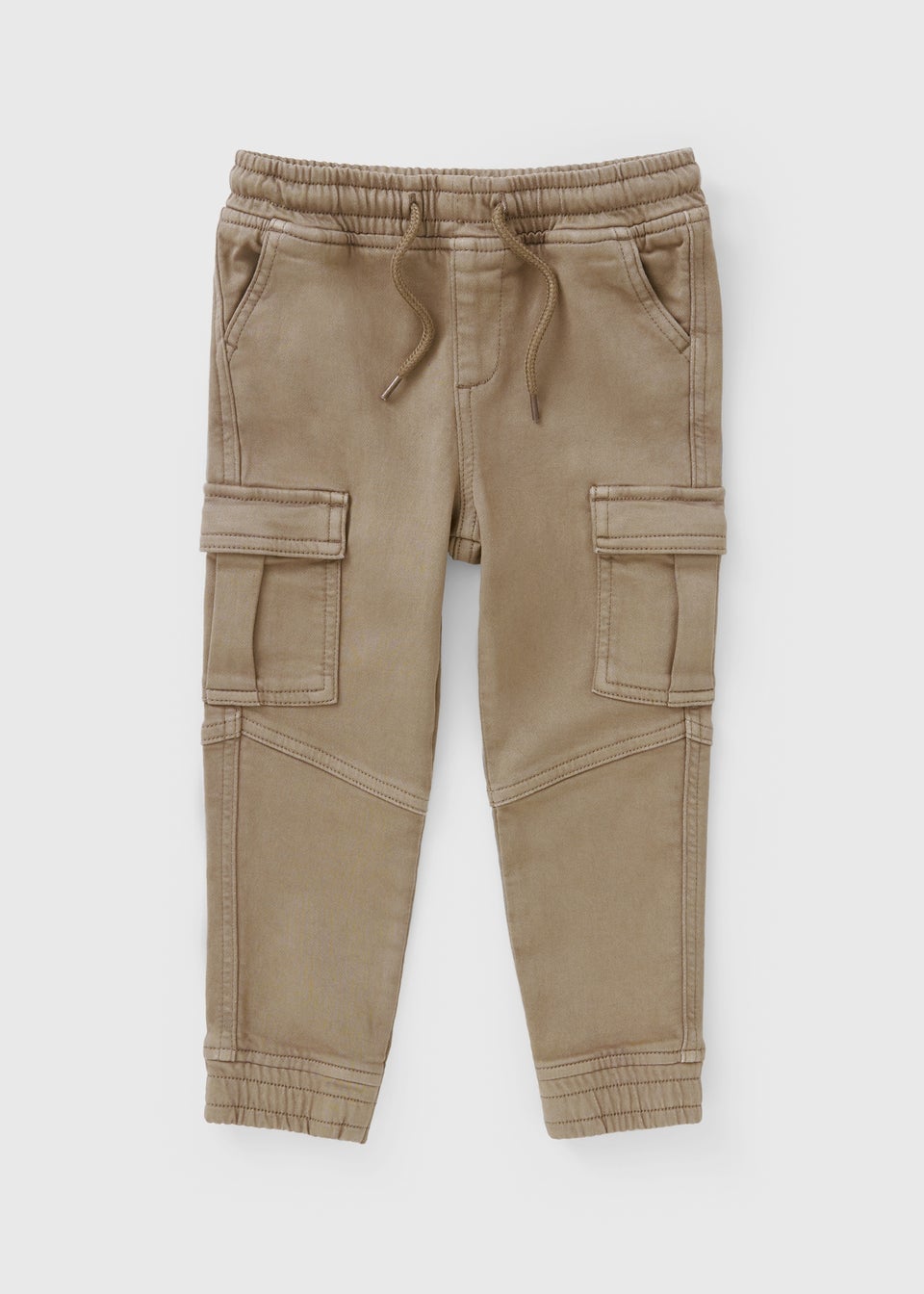 Boys Khaki Cargo Trousers (1-7yrs)